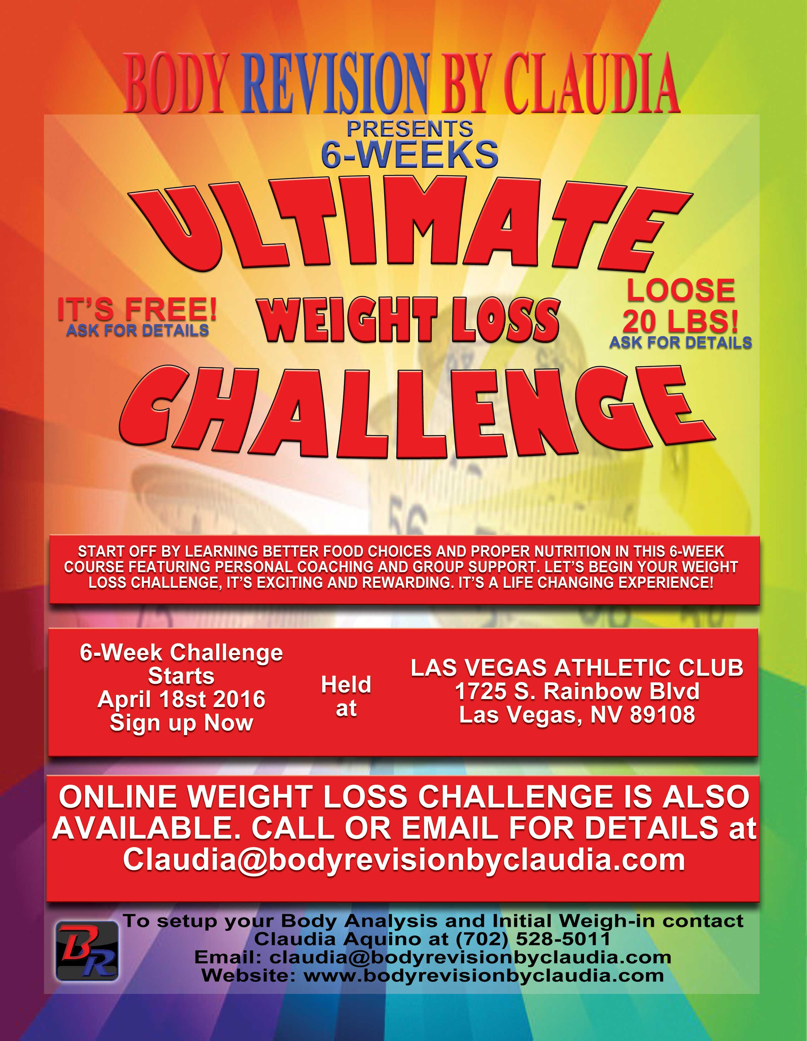 weight loss challenge flyer In Weight Loss Challenge Flyer Template